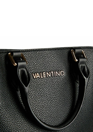 Valentino Daphne Re Shopping Bag, Black