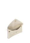 Valentino Emera Pochette Envelope Clutch Bag, Cream