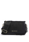 Valentino Maury Pebbled Faux Leather Crossbody Bag, Black