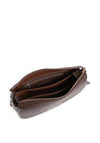 Valentino Maury Pebbled Faux Leather Crossbody Bag, Chocolate Brown