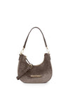Valentino Ocarina Faux Fur Small Shoulder Bag, Taupe
