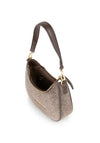 Valentino Ocarina Faux Fur Small Shoulder Bag, Taupe