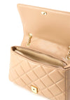 Valentino Ocarina Flap Bag, Beige