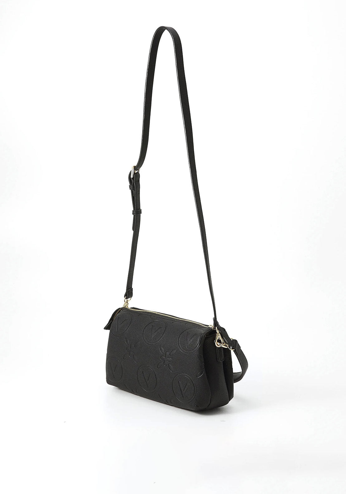 Valentino Samba Re Shoulder Bag, Black