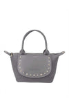 Valentino Snowfall Mini Tote Bag, Dark Taupe
