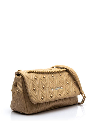 Valentino Joia Studded Crossbody Bag, Dark Beige
