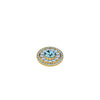 Dyrberg/Kern Value Ring Topper, Aqua & Gold