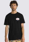 Vans Gas Station Logo T-Shirt, Black