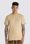Vans Gas Station Logo T-Shirt, Taos Taupe