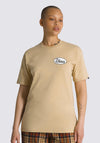Vans Gas Station Logo T-Shirt, Taos Taupe