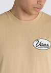 Vans Gas Station Logo T-Shirt, Taos Taupe