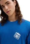 Vans Record Label Logo T-Shirt, True Blue