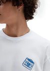 Vans Record Label Logo T-Shirt, White