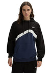 Vans Sidestripe Block Hoodie, Black & Petrol