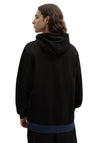 Vans Sidestripe Block Hoodie, Black & Petrol