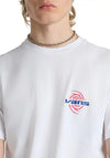 Vans Wormhole Warped Back Graphic T-Shirt, White