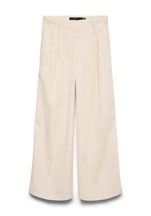 Vero Moda Abril Wide Leg Trousers, Beige