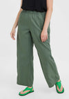 Vero Moda Curve Aubriella Wide Leg Trousers, Green