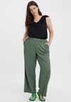 Vero Moda Curve Aubriella Wide Leg Trousers, Green