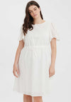 Vero Moda Curve Harriet Lace Detail Dress, White