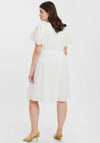 Vero Moda Curve Harriet Lace Detail Dress, White