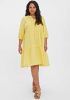 Vero Moda Curve Mavis Smock Dress, Yellow