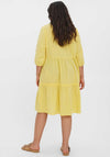 Vero Moda Curve Mavis Smock Dress, Yellow