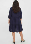 Vero Moda Curve Mavis Smock Dress, Navy