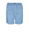 Vero Moda Curve Bree Soft Denim Bermuda Shorts, Medium Blue Denim