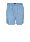 Vero Moda Curve Bree Soft Denim Bermuda Shorts, Medium Blue Denim
