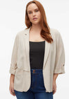 Vero Moda Curve Jesmilo Blazer, Beige