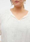 Vero Moda Curve Kisy Wone Top, Snow White