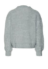 Vero Moda Girl Varna Long Sleeve Knit Jumper, Light Grey Melange