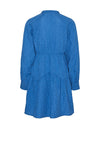 Vero Moda Girl Cira Long Sleeve Dress, Blue