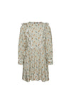 Vero Moda Girl Paisley Long Sleeve Dress, Birch