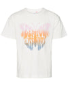 Vero Moda Girl Love Kelly Short Sleeve Tee, Snow White