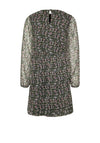 Vero Moda Girl Milla Floral Long Sleeve Dress, Black