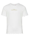 Vero Moda Girl Dream Big Short Sleeve Top, Snow White