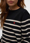 Vero Moda Girl Dory Heart Knit Jumper, Black
