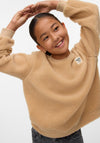 Vero Moda Girl Hannah Teddy Sweater, Beige