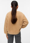 Vero Moda Girl Hannah Teddy Sweater, Beige