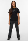Vero Moda Girl Loa Lilo Short Sleeve Top, Black