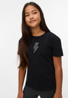 Vero Moda Girl Loa Lilo Short Sleeve Top, Black