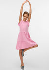 Vero Moda Girl Luna Frill Sleeve Dress, Pink