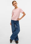 Vero Moda Girl Paulina Short Sleeve Tee, Pink