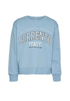 Vero Moda Girl Brenda Long Sleeve Oversize Sweatshirt, Dutch Canal