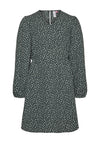 Vero Moda Girl Banny Long Sleeve Heart Dress, Balsam Green
