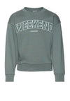 Vero Moda Girl Brenda Long Sleeve Sweater, Balsam Green
