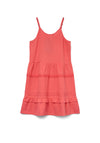 Vero Moda Girl Pretty Singlet Dress, Coral