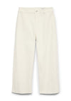 Vero Moda Kayla 7/8 Wide Leg Jeans, Snow White